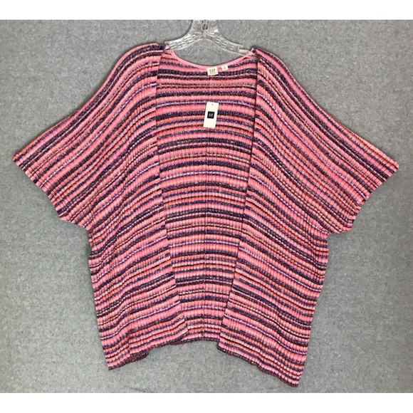 NEW Gap Cardigan Sweater Shawl Womens Medium Open Front Short Sleeve MSRP $59.95 - Picture 1 of 10